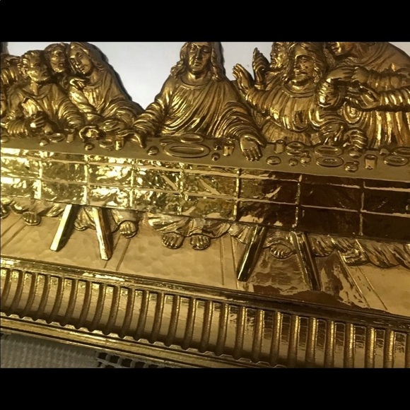 Rare Vintage Last Supper
Gold 3D Mirror - Picture 8 of 11